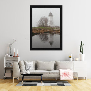 Leuchtfeuer im Nebel Poster