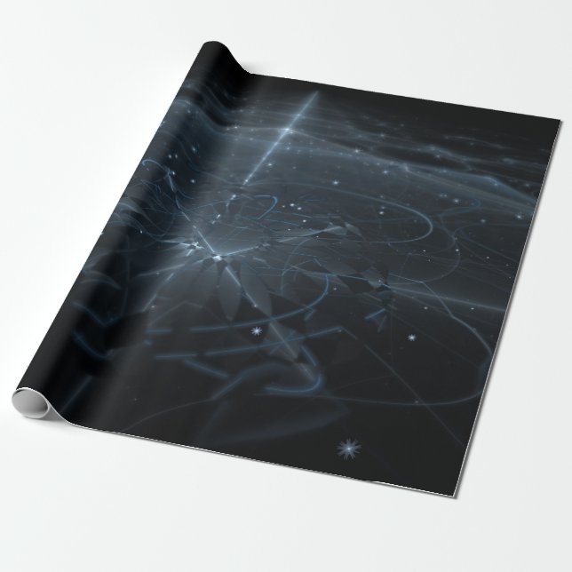 Leuchtgalaxie Geschenkpapier (Ungerollt)