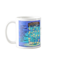 Leuchtkäfer in Glas-Tasse ~ Doppeltem versahen