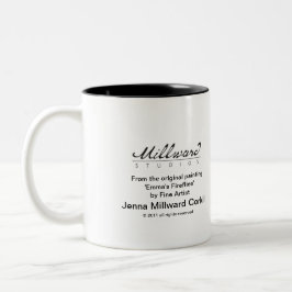 Leuchtkäfer in Glas-Tasse ©MillwardStudios 2011 Zweifarbige Tasse