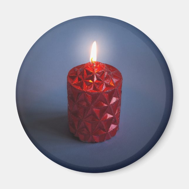 Leuchtkerze Magnet (Vorne)