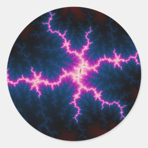 Leuchtkranz Runder Aufkleber