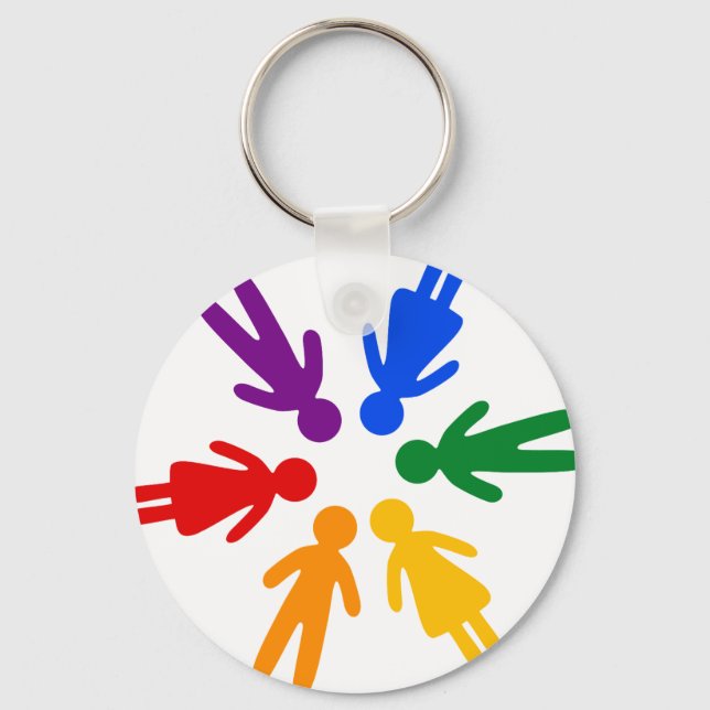 Leuchtkreis Schlüsselanhänger (Vorderseite)