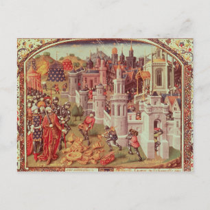 Leuchtminiatur aus einer universellen postkarte