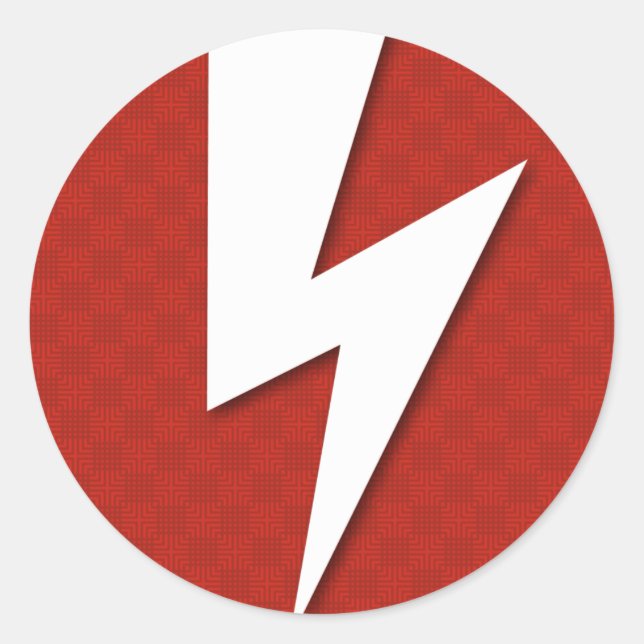 Leuchtstift Runder Aufkleber (Vorderseite)