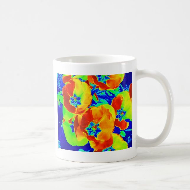 Leuchtstofftulips Kaffeetasse (Rechts)