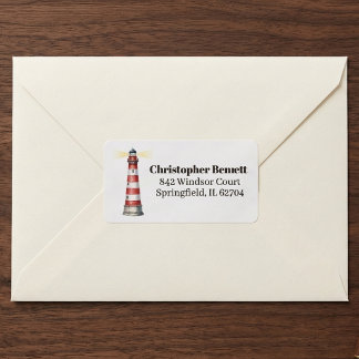 Leuchtturm Adressen-Etikett Adressaufkleber