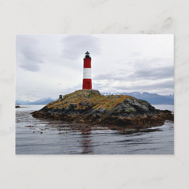 Leuchtturm am Ende der Welt Postkarte (Vorderseite)