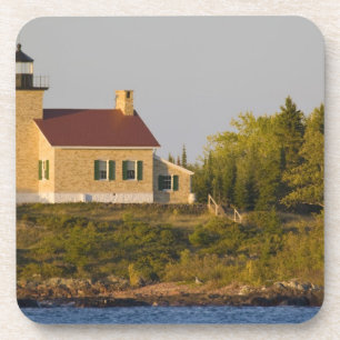 Leuchtturm am Lake Superior bei Copper Harbor Untersetzer