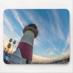 Leuchtturm am Oceanside-Hafen Mousepad