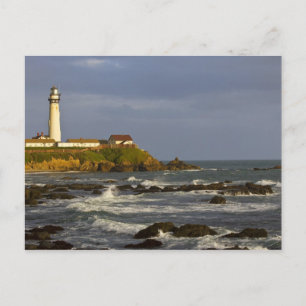 Leuchtturm am Pigeon Point Staat Beach in San 2 Postkarte