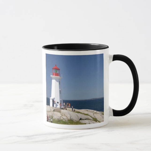Leuchtturm an der Peggy's Cove, Nova Scotia, Kanad Tasse (Rechts)