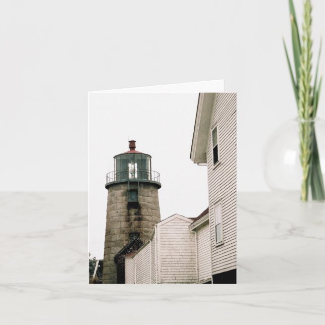 Leuchtturm-Anmerkungs-Karte Karte (Vorderseite)