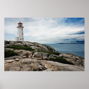 Leuchtturm auf der Peggy-Bucht Poster