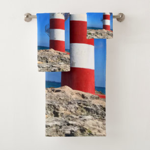 Leuchtturm Badhandtuch Set