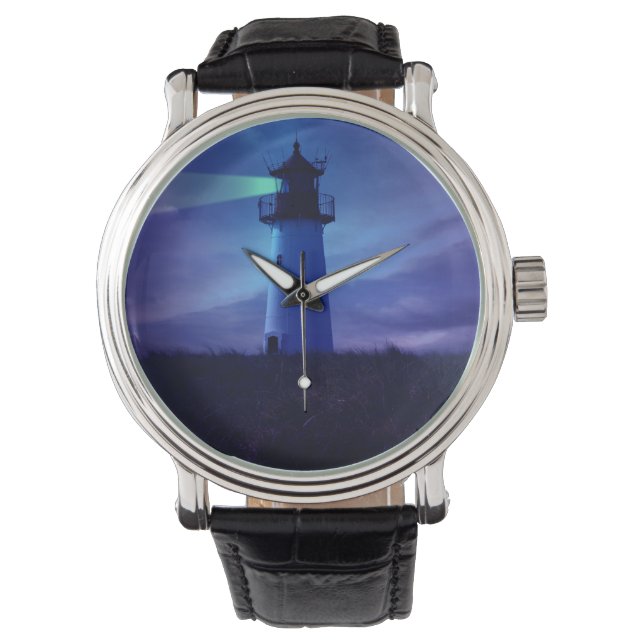 Leuchtturm Beacon Armbanduhr (Vorderseite)