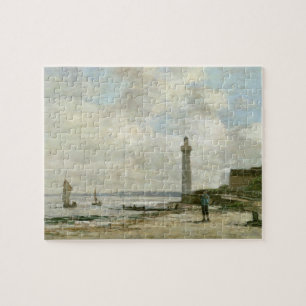 Leuchtturm bei Honfleur, 1864-66 (Öl auf Platte)