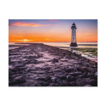 Leuchtturm bei Sonnenuntergang