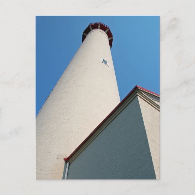 Leuchtturm, Blue Sky Postkarte (Vorderseite)