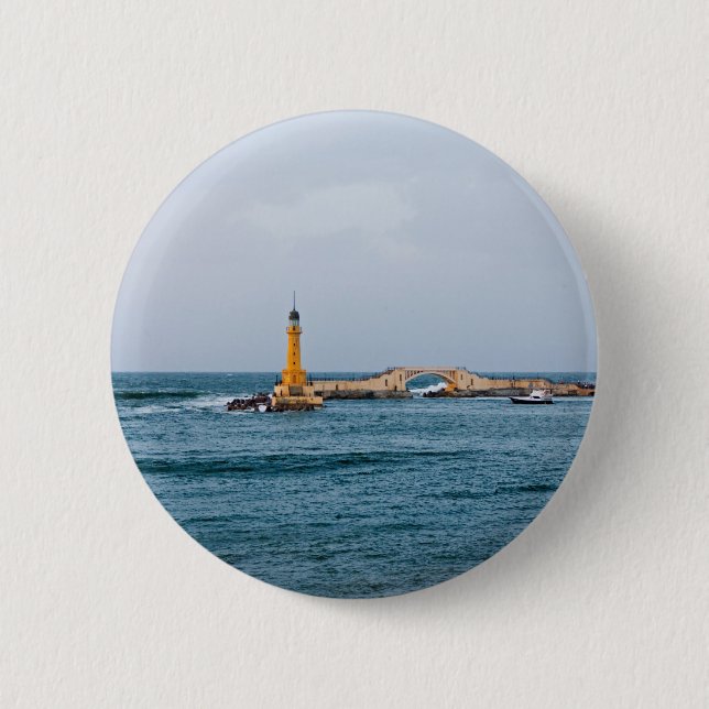 Leuchtturm Button (Vorderseite)
