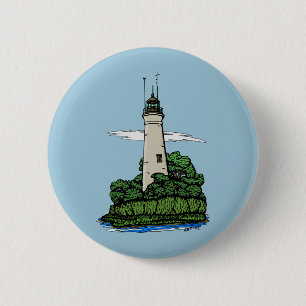 Leuchtturm Button
