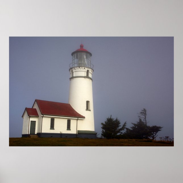 Leuchtturm, Cape Blanco, Cape Blanco Staat Park Poster (Vorne)