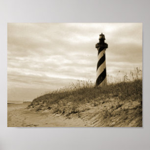 Leuchtturm Cape Hatteras Poster