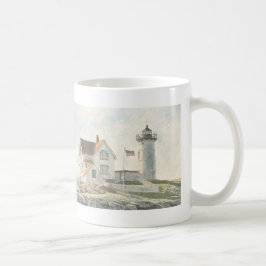 Leuchtturm Cape Neddick Aquarell Kaffeetasse