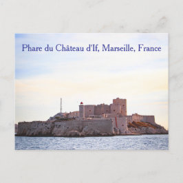 Leuchtturm Château d'If, Marseille, Frankreich, Po Postkarte