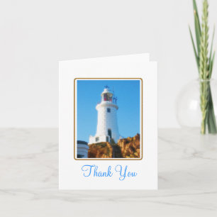 Leuchtturm Dankeschön Card Dankeskarte