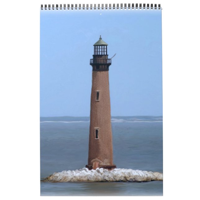 Leuchtturm der Sandinsel Kalender (Titelbild)