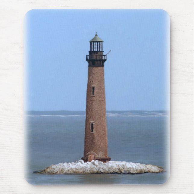Leuchtturm der Sandinsel Mousepad (Vorne)