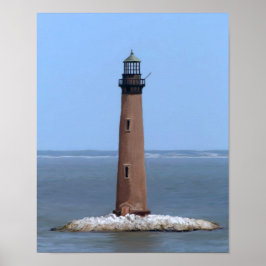 Leuchtturm der Sandinsel Poster