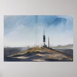 Leuchtturm, der Sie nach Hause führt Poster