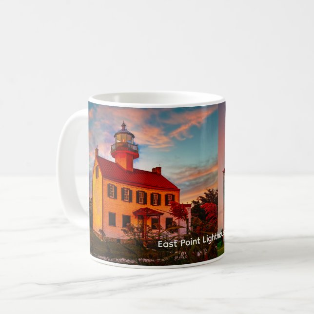 Leuchtturm East Point Kaffeetasse (Vorderseite Links)