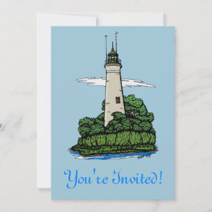 Leuchtturm Einladung