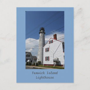 Leuchtturm-Fenwick-Island-Postkarte Postkarte