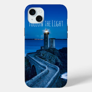 Leuchtturm Folgen Sie dem Licht iPhone 15 Mini Hülle