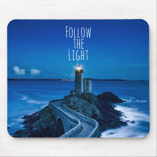 Leuchtturm Folgen Sie dem Licht Mousepad