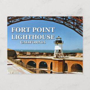 Leuchtturm Fort Point, Kalifornien Postkarte