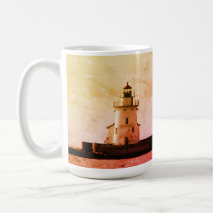 Leuchtturm-Foto-Effekt-Tasse Kaffeetasse