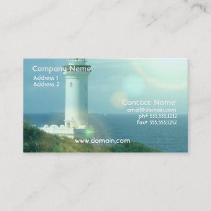 Leuchtturm-Foto-Geschäfts-Karte Visitenkarte