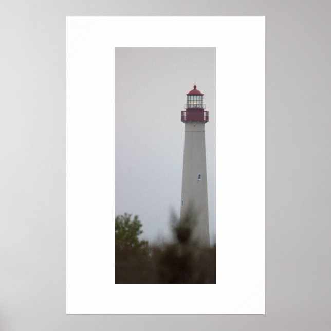 Leuchtturm-Fotoplakat Poster (Vorne)
