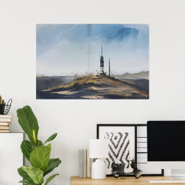Leuchtturm Führt euch Zuhause Poster