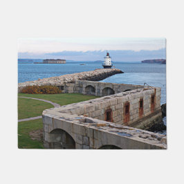 Leuchtturm für Frühjahrs-Point-Lecke, Maine Door M Fußmatte