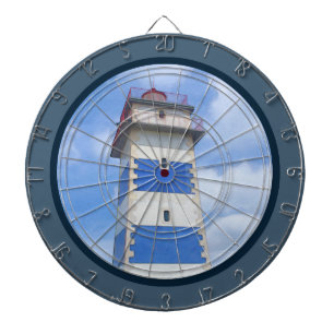 Leuchtturm für Wasserfarben Dartscheibe