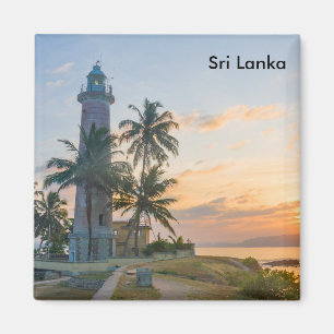 Leuchtturm, Galle, Sri Lanka Postkarte Magnet