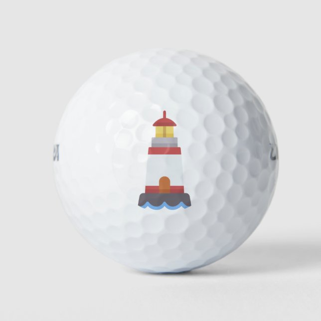Leuchtturm Golfball (Vorderseite)