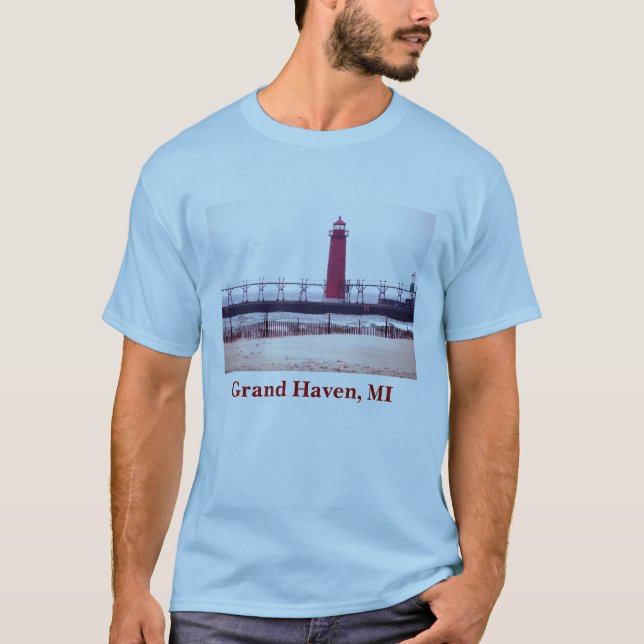 LEUCHTTURM, großartiger Hafen, MI T-Shirt (Vorderseite)