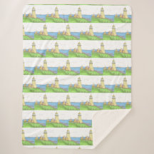 Leuchtturm Großer Sherpa Blanket